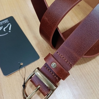 Cinturón cuero HKM Beth color marrón hebilla estribo - Imagen 2